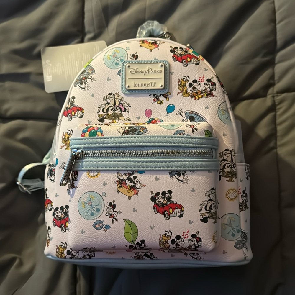 Loungefly Disney Mickey and Minnie Runaway Railroad.